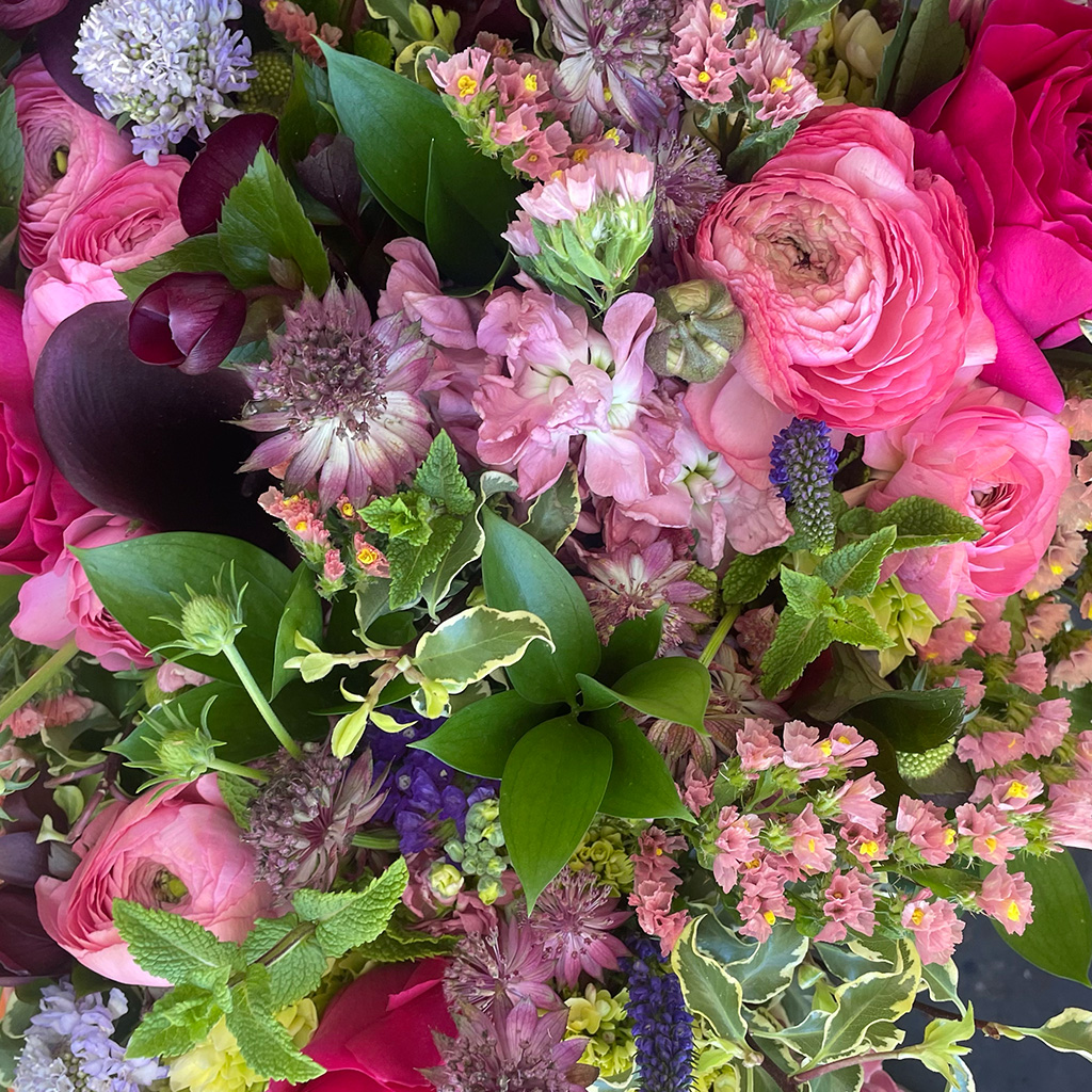 Playful mix of color and shape from Wild Beauty by Wild Beauty Floral Design